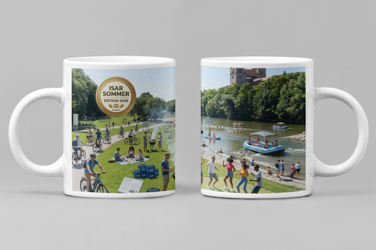 ISAR SOMMER EDITION 2026 / TASSE 11oz Weiß